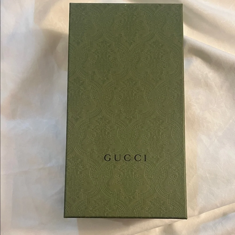 Gucci Olive Green Patterned Box